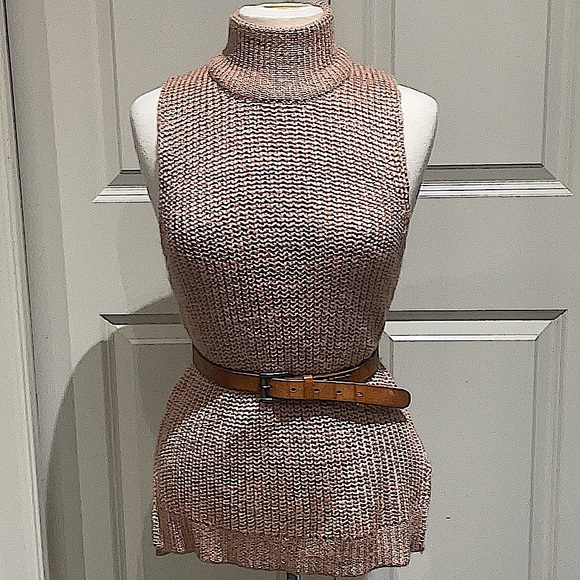 Obey Sleeveless Mock Neck Sweater - Picture 2 of 7